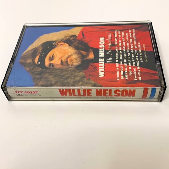Cassette Tape | Willie Nelson The Promiseland | CBS Columbia Records 1986 Music - Picture 1 of 6